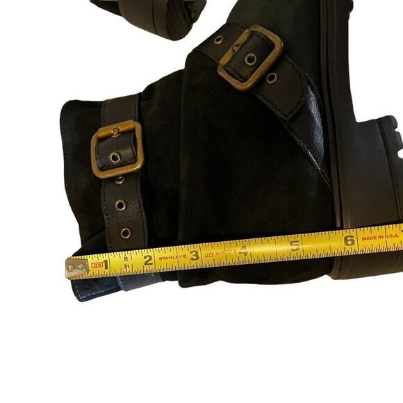 NWOT MUNRO "Dallas" Black Leather Boots, 7.5M - Picture 6 of 10